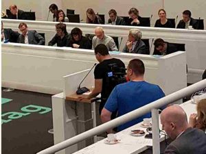 Inspreken in de Haagse Gemeenteraaad door Straat Consulaat Achterban 
