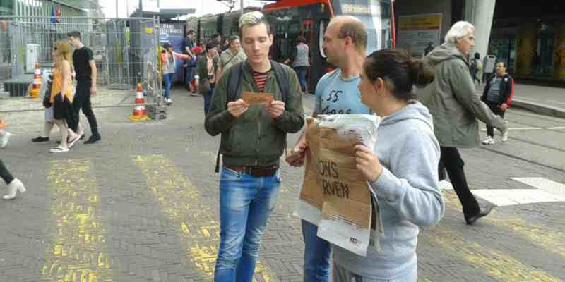 Achterban jongeren doen mee aan landelijke actie “laat ons uitsterven”!