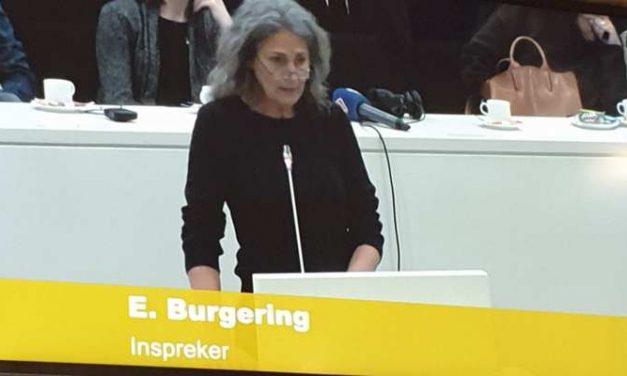 Inspreek tekst Elly Burgering bij vergadering woonagenda 2019 Den Haag