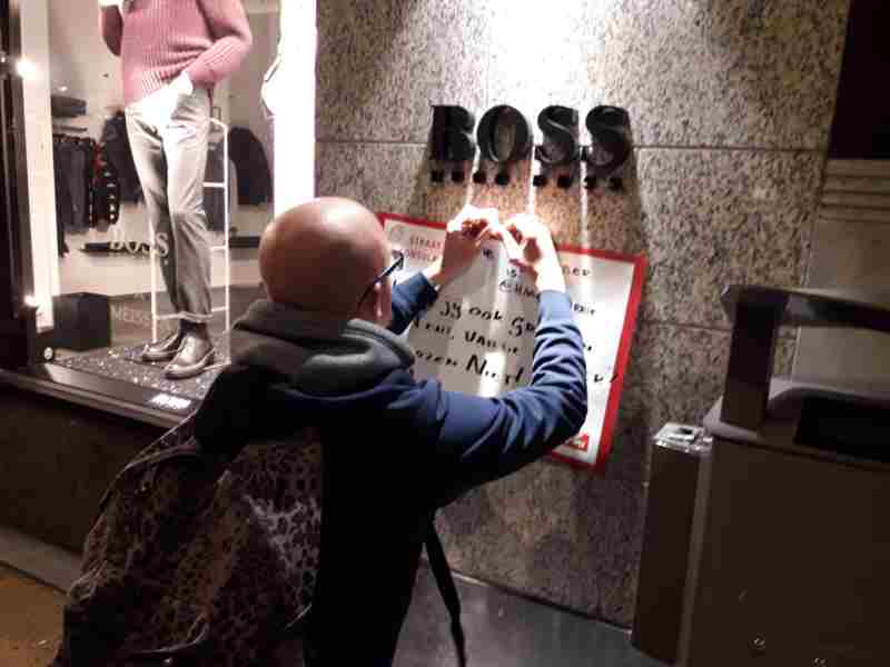 Poster actie in beeld