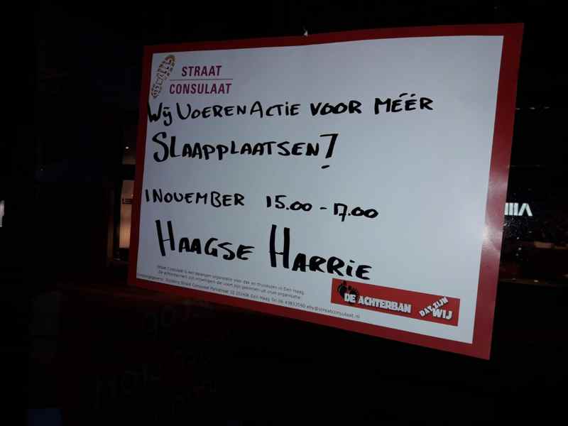 Poster actie in beeld