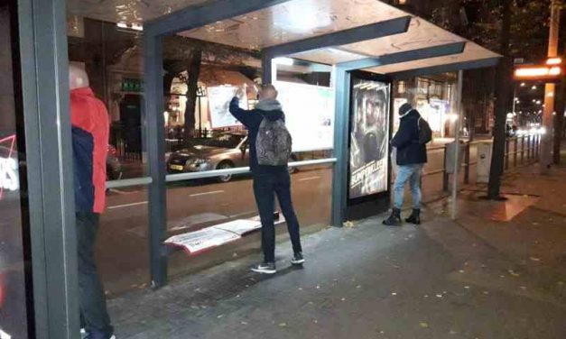 Poster actie in beeld