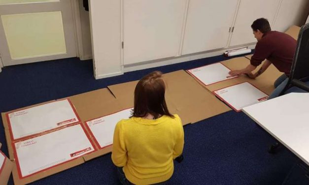 Voorbereidingen van de komende actie!