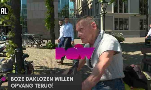 Omroep Pownet: Boze daklozen demonstreren want opvang stopt