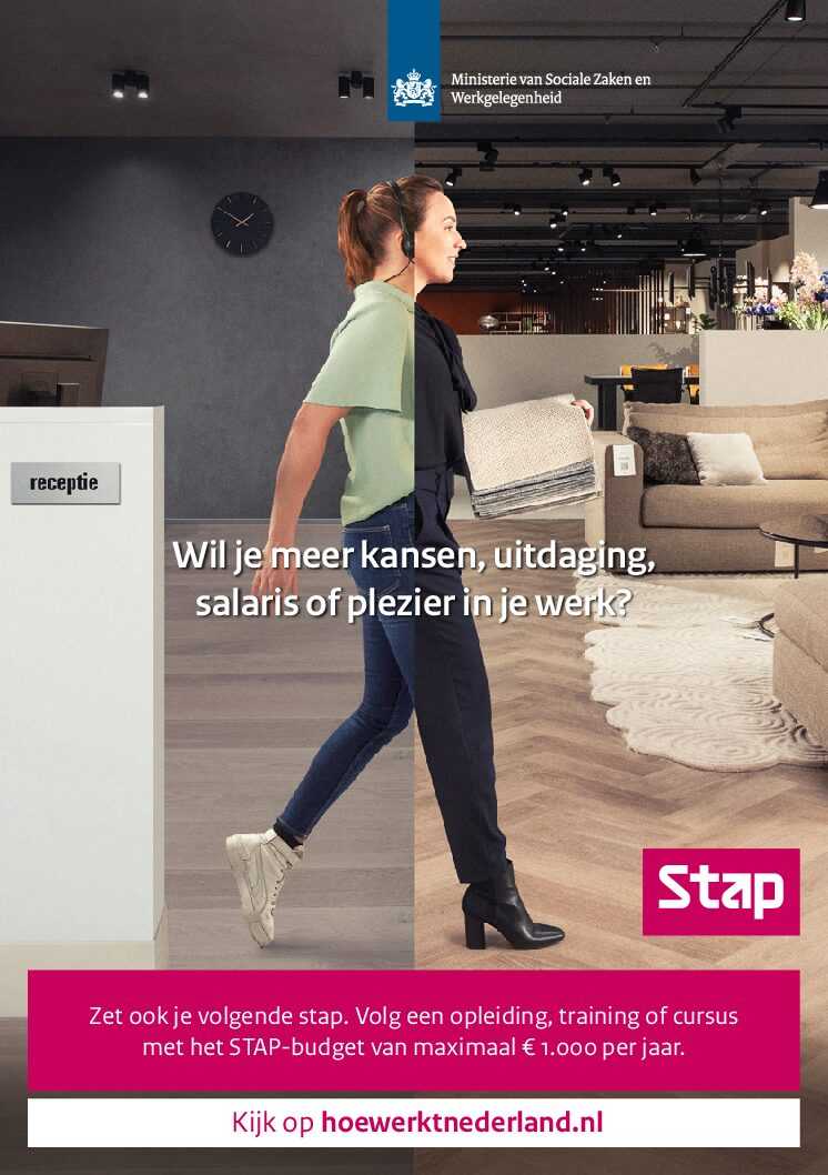 Vanaf 1 maart 2022 STAP subsidie aanvragen. Klik hier!