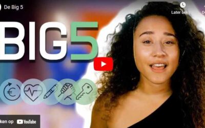 {Video} Weet je waar de term ‘BIG 5’ voor staat? Nee? Kijk dan naar de video