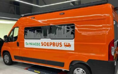 Nieuw voertuig voor Stichting De Haagse Soepbus: bus lijkt harder nodig dan ooit tevoren
