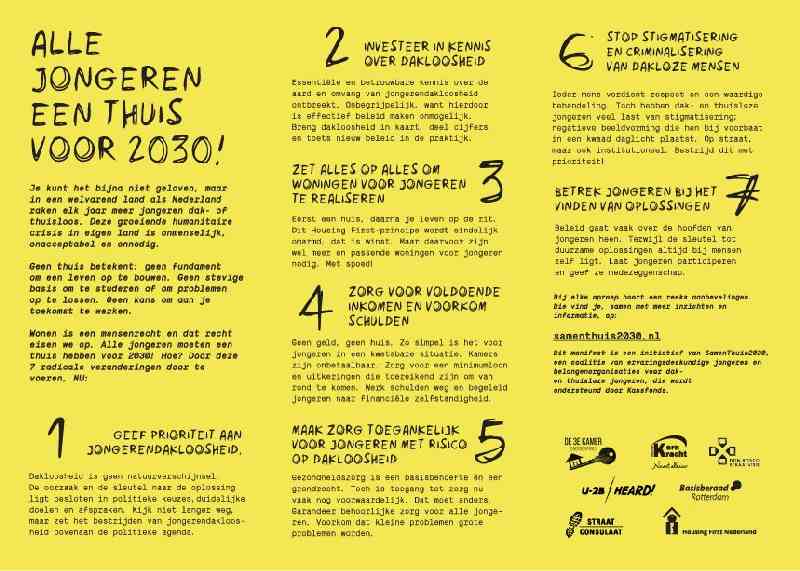 Partijen willen einde dakloosheid, vraag is of dat op tijd lukt