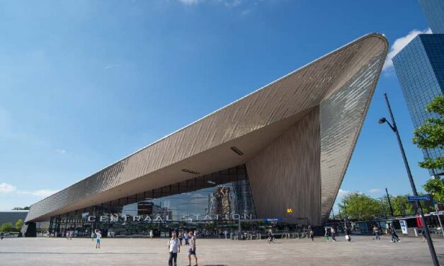 Tijdelijke opvanglocatie voor daklozen in Rotterdam