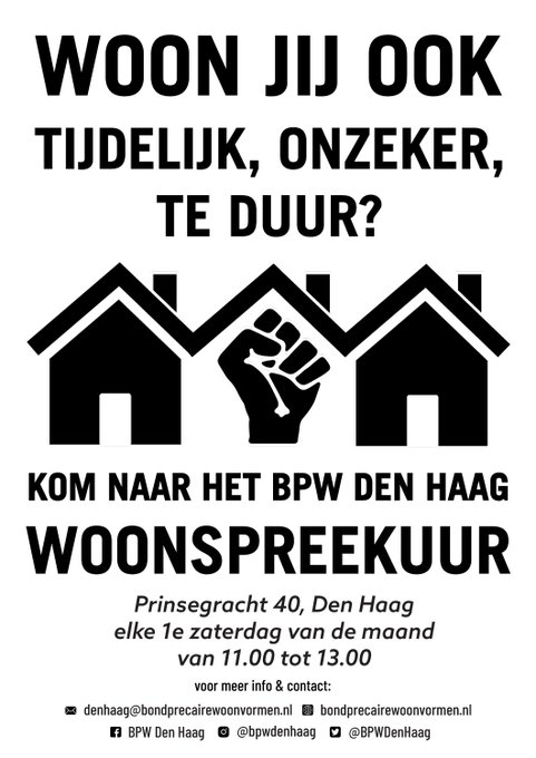 tegen woononzekerheid flyer tegen woononzekerheid flyer
