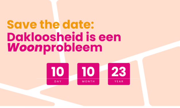 Save the date: Wereld Dakloze Mensen dag – 10 oktober 2023