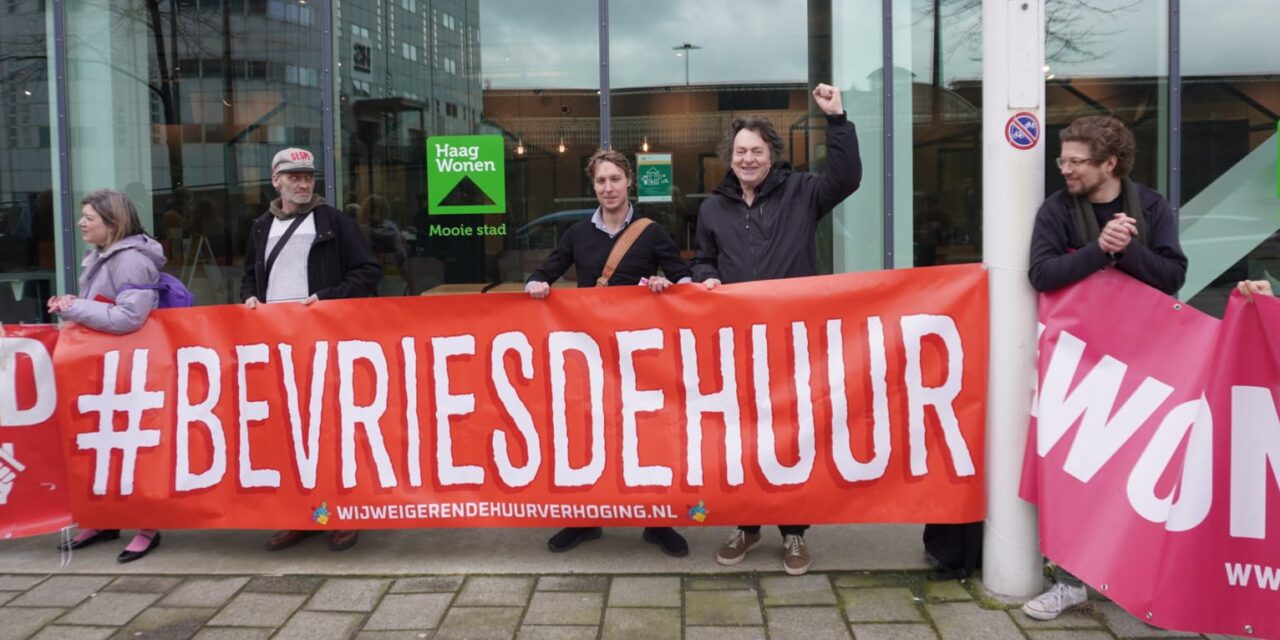 Straatconsulaat in actie tegen huurverhoging