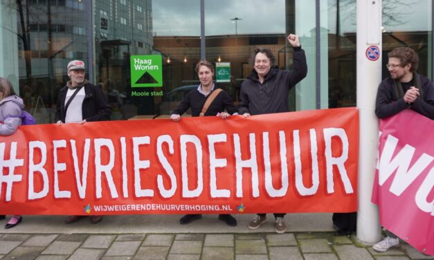 Straatconsulaat in actie tegen huurverhoging