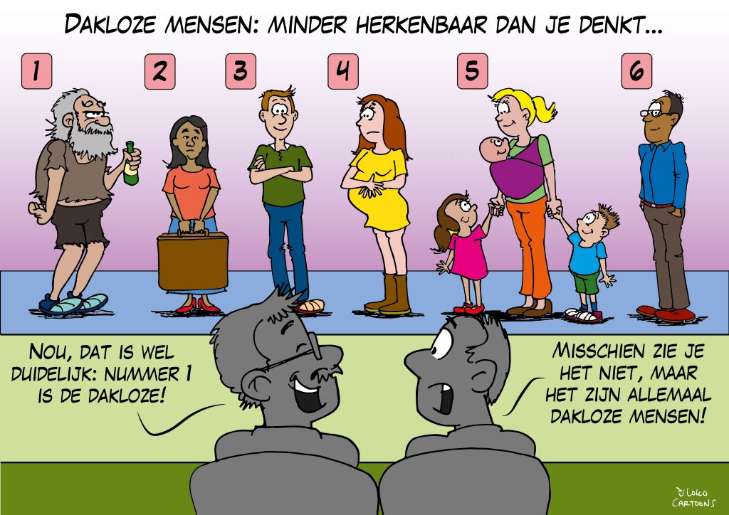 Cartoon 1 - Dakloze mensen - minder herkenbaar dan je denkt_Tekengebied 1(1) 2 Cartoon 1 - Dakloze mensen - minder herkenbaar dan je denkt