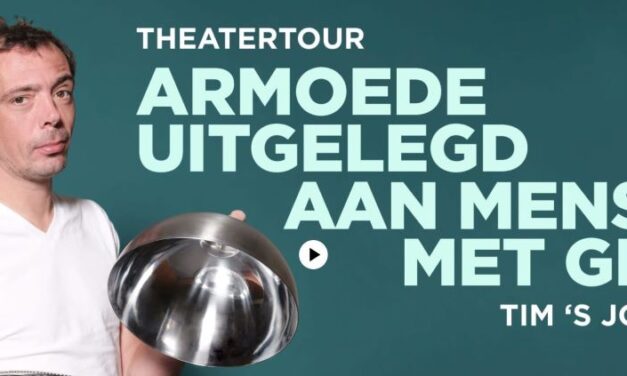 {Video} Theatercollege Tim ‘S Jongers Armoede uitgelegd aan mensen met geld