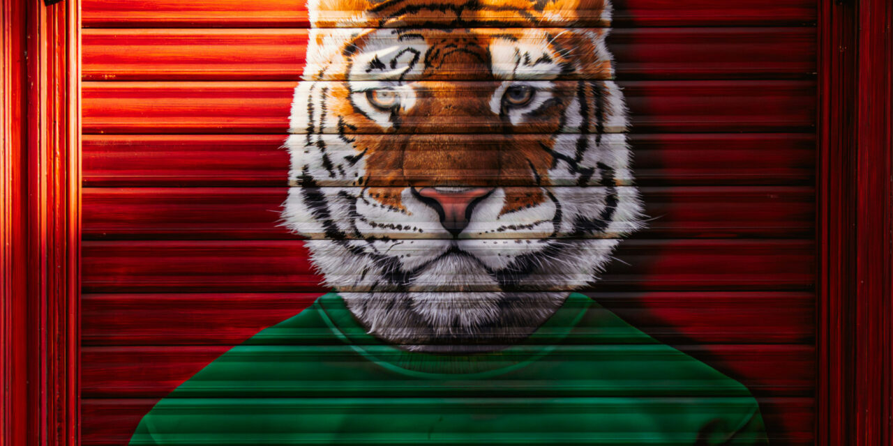 Papieren Tijger voor stadhuis: “Den Haag geeft geen thuis, Den Haag geeft papier”