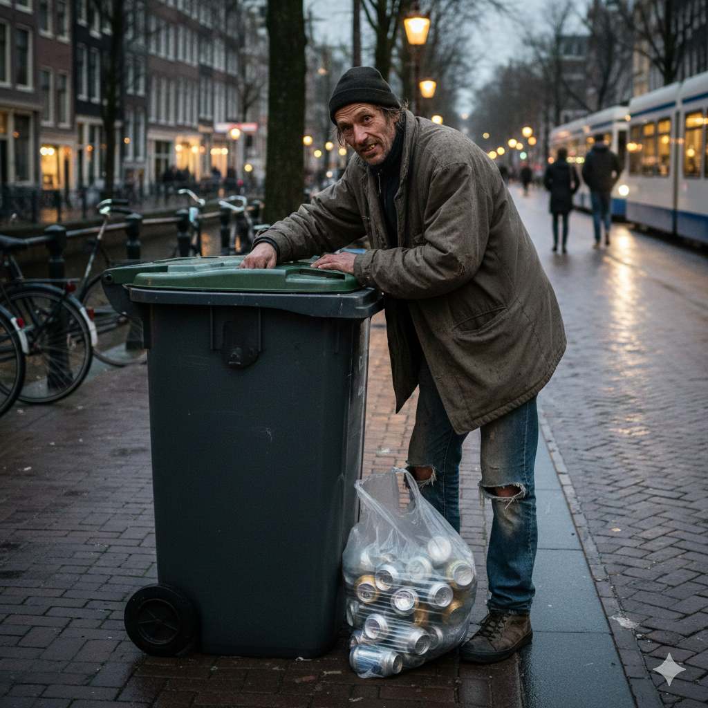 Blikjes voor crack in Amsterdam